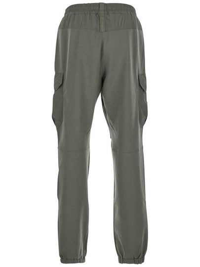 'Kennet' Green Pants With Logo Patch On The Side And Elastic Drawstring Waist In Cotton Stretch Man - PARAJUMPERS - BALAAN 2