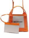 Cabas XS Tote Bag Natural Pop Orange - BALENCIAGA - BALAAN 3