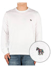 Zebra Logo Cotton Long Sleeve T-Shirt White - PAUL SMITH - BALAAN.