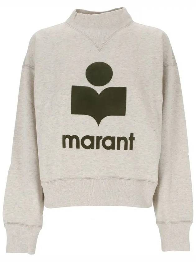 MOBY logo sweatshirt SW0003FA A1M07E ECKI - ISABEL MARANT - BALAAN 1