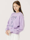 Brushed Options Drawing Spring Flower Sweat Shirts LAVENDER - LE SOLEIL MATINEE - BALAAN 4