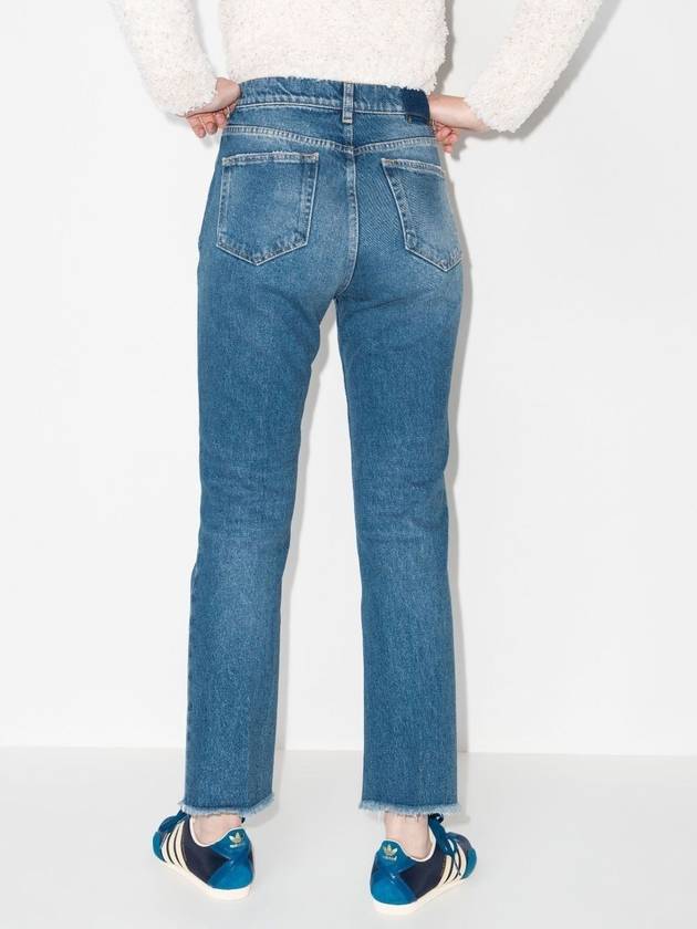 Crop Flared Jeans Blue - GOLDEN GOOSE - BALAAN 4