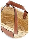 Raffia Basket Tote Bag Small Tan Brown 327 02 S93 - LOEWE - BALAAN 6