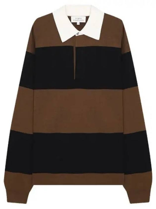 striped knit men s collar - STUDIO NICHOLSON - BALAAN 1