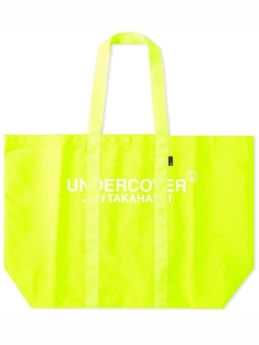 Yellow Nylon Logo Print Shopper Tote Bag UCZ4B11 - UNDERCOVER - BALAAN 1