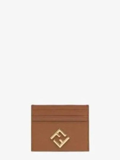 FF Diamond Card Wallet Brown - FENDI - BALAAN 2