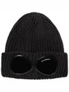 Goggles Merino Wool Beanie Black - CP COMPANY - BALAAN 2