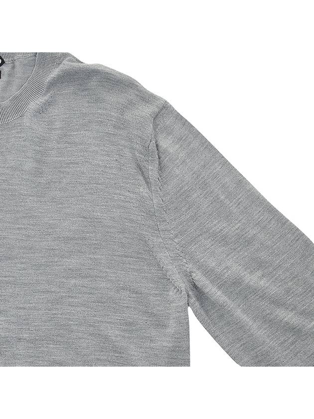 Men's Cashmere Silk Knit Top Grey - TOM FORD - BALAAN 5