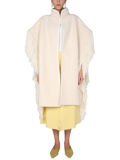 Women's Jacquard Cape - JIL SANDER - BALAAN 2