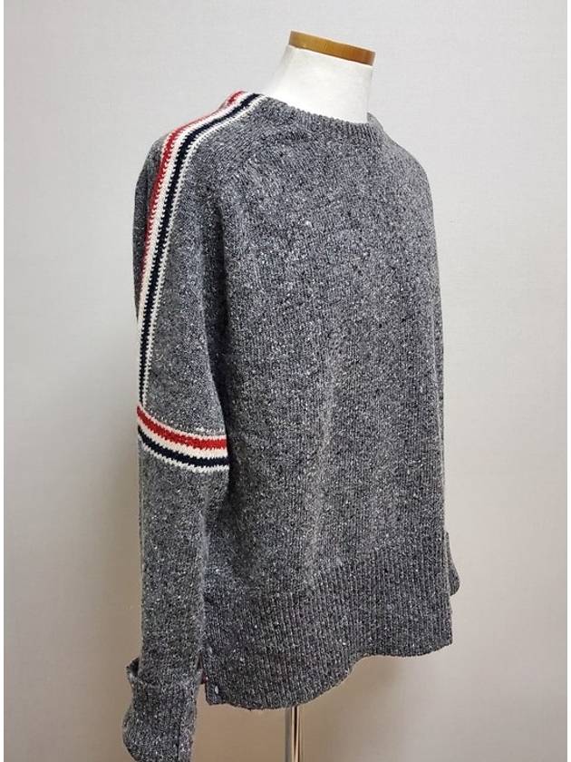 Intrasia striped mohair knit 4 - THOM BROWNE - BALAAN 6