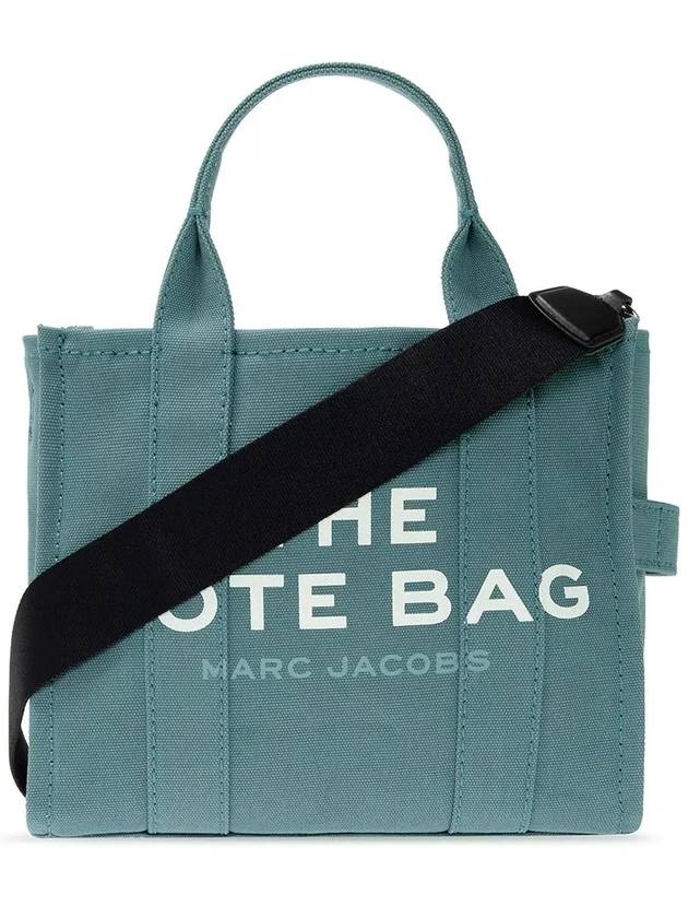 Logo Small Canvas Tote Bag Blue Shadow - MARC JACOBS - BALAAN 2