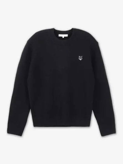 Fox Head Knit Top Black - MAISON KITSUNE - BALAAN 2