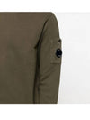 Brushed Emerized Diagonal Fleece Sweatshirt Khaki - CP COMPANY - BALAAN 6