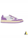 Men's Medalist Low Leather Sneakers Purple - AUTRY - BALAAN 2