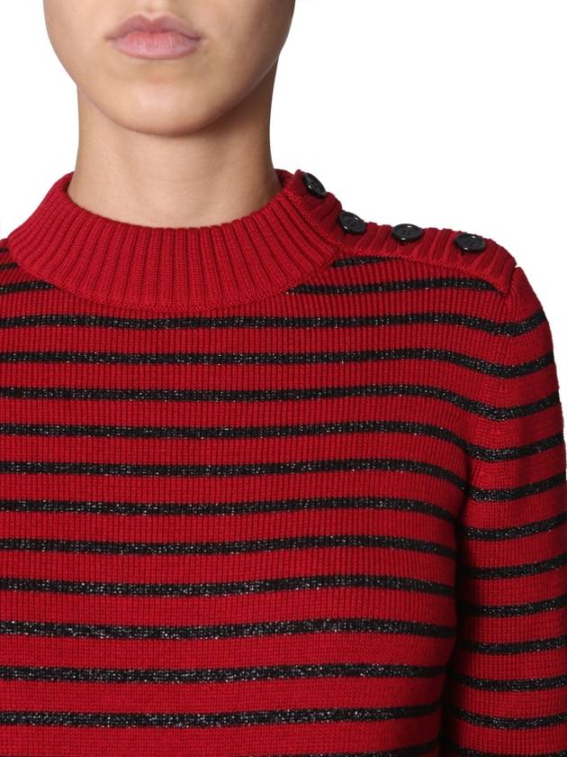 Crew Neck Sweater 589718YAJG25125 B0040168050 - SAINT LAURENT - BALAAN 5