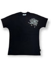 Jersey Round Neck Skeleton Tattoo Short Sleeve T-Shirt Black - PHILIPP PLEIN - BALAAN 3