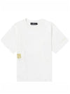 Graphic Print Short Sleeve T-shirt White - STONE ISLAND - BALAAN 1