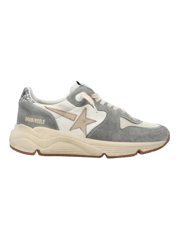 Running Sole Canvas Toe Star Low Top Sneakers Grey - GOLDEN GOOSE - BALAAN 1