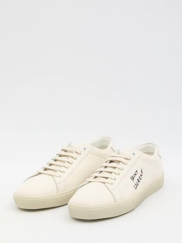 Court Classic SL/06 Sneakers Cream - SAINT LAURENT - BALAAN 3