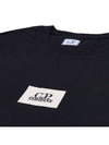 30/1 Jersey Logo Short Sleeve T-Shirt Black - CP COMPANY - BALAAN 4