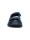 Velcro leather sandals BLUE 36 5 G35927 - CHANEL - BALAAN 7
