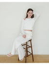 LAYERED U NECK TOP SET UP_WHITE - UNMUTE - BALAAN 4