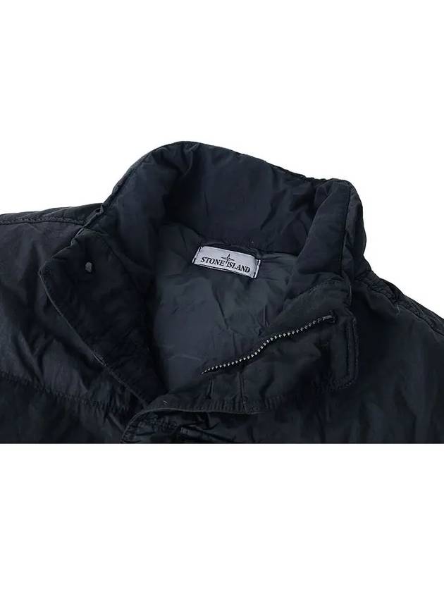 Crinkle Reps R-NY Down Vest Navy - STONE ISLAND - BALAAN 4