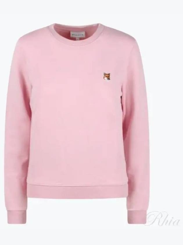 Fox Head Patch Regular Sweatshirt Pink - MAISON KITSUNE - BALAAN 2