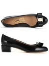 Vara Bow Patent Pumps Black - SALVATORE FERRAGAMO - BALAAN 3