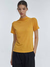 Half Turtleneck Short Sleeve Yellow - MANAVIS7 - BALAAN 1