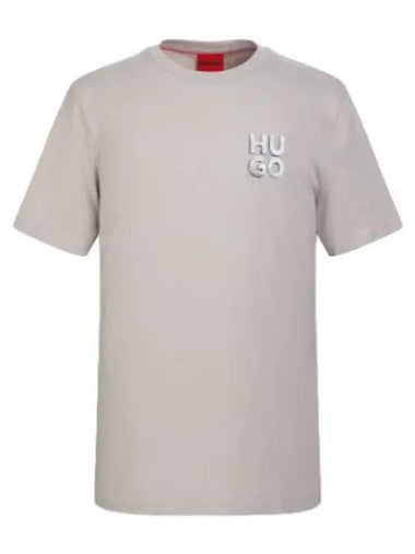 Reflective logo short sleeve t shirt regular fit - HUGO BOSS - BALAAN 1