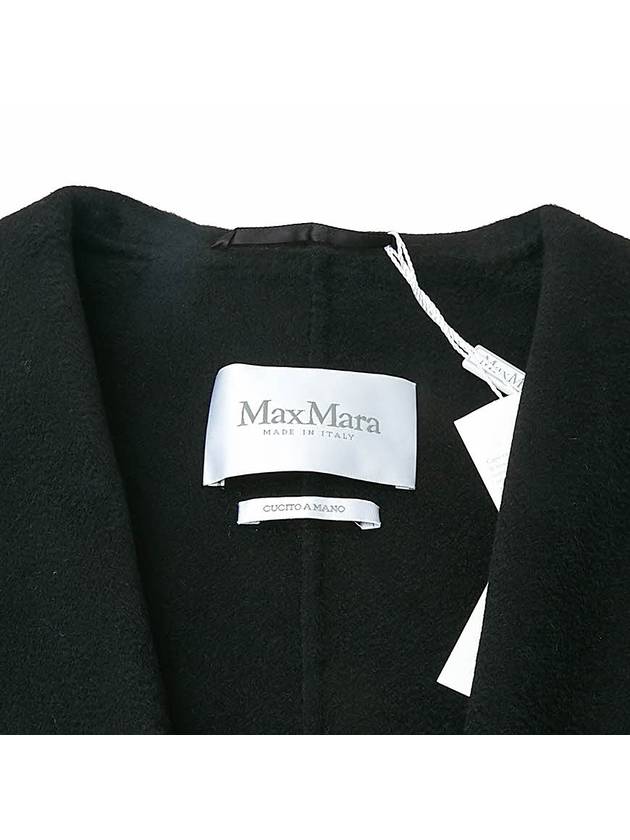 Women's Lilia Cashmere Single Coat Black - MAX MARA - BALAAN 11