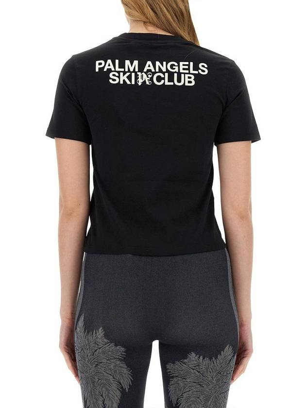 Long Sleeve T-Shirt PWAA044R24JER002 1001 BLACK - PALM ANGELS - BALAAN 4