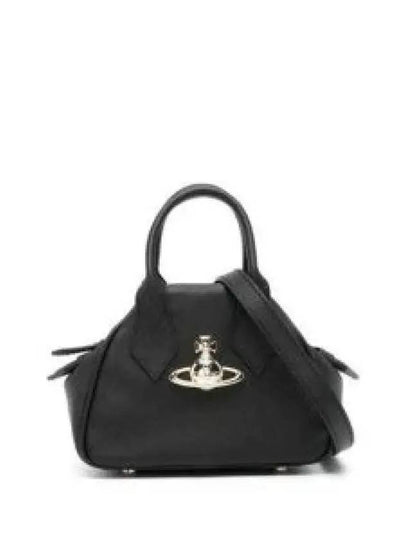 ORB Plaque Small Tote Bag Black - VIVIENNE WESTWOOD - BALAAN 2