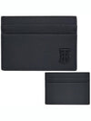 Logo Leather Card Wallet Black - BURBERRY - BALAAN 2