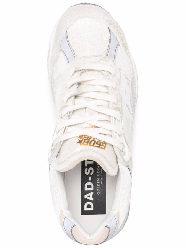 Mesh and Suede Leather Dad-Star Sneakers White Beige - GOLDEN GOOSE - BALAAN 3