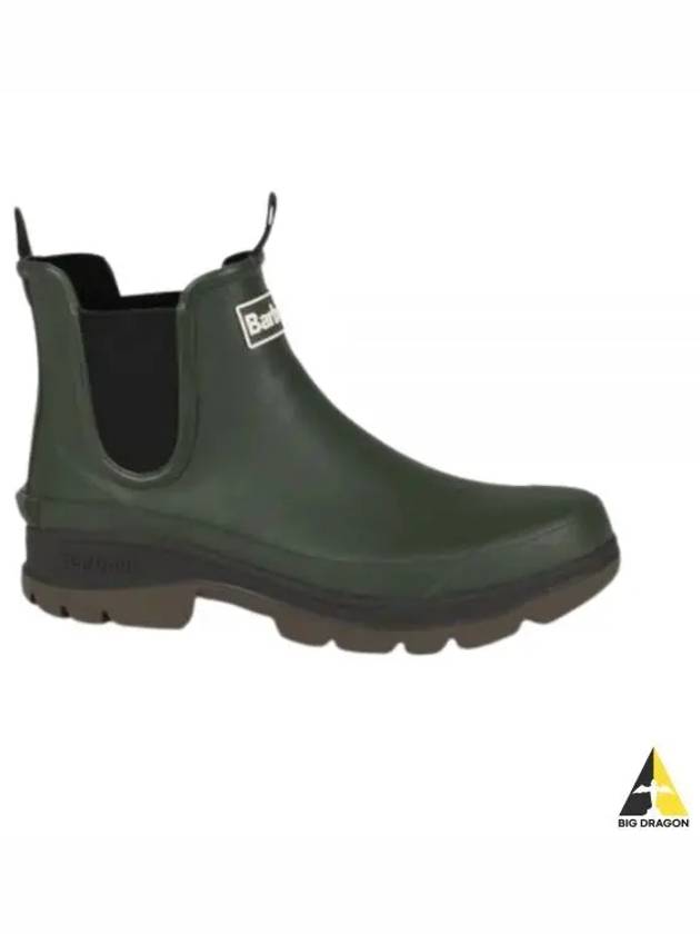 Men's Nimbus Wellington Rain Boots Olive Green - BARBOUR - BALAAN 2