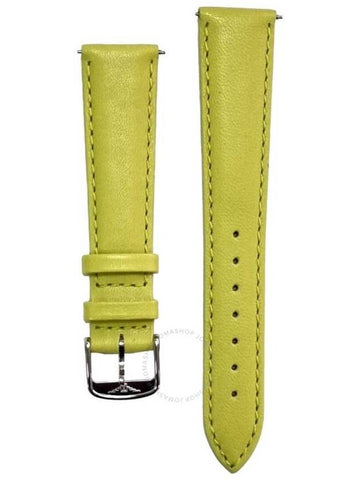 Longines 15 mm Citrus Green Leather Watch Band L600159493 - LONGINES - BALAAN 1