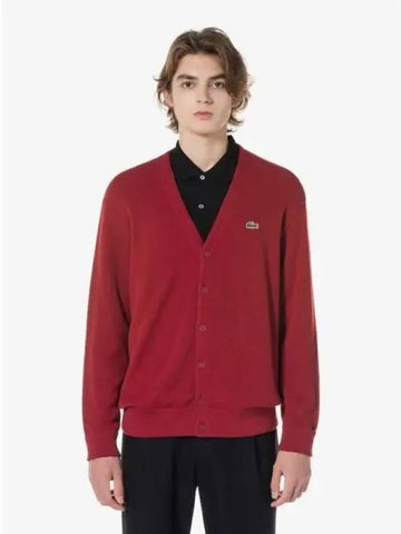 Men s Rings Spring Fall Cardigan AH688E 54N IU4 Domestic Product GQ2N24053124838 - LACOSTE - BALAAN 1