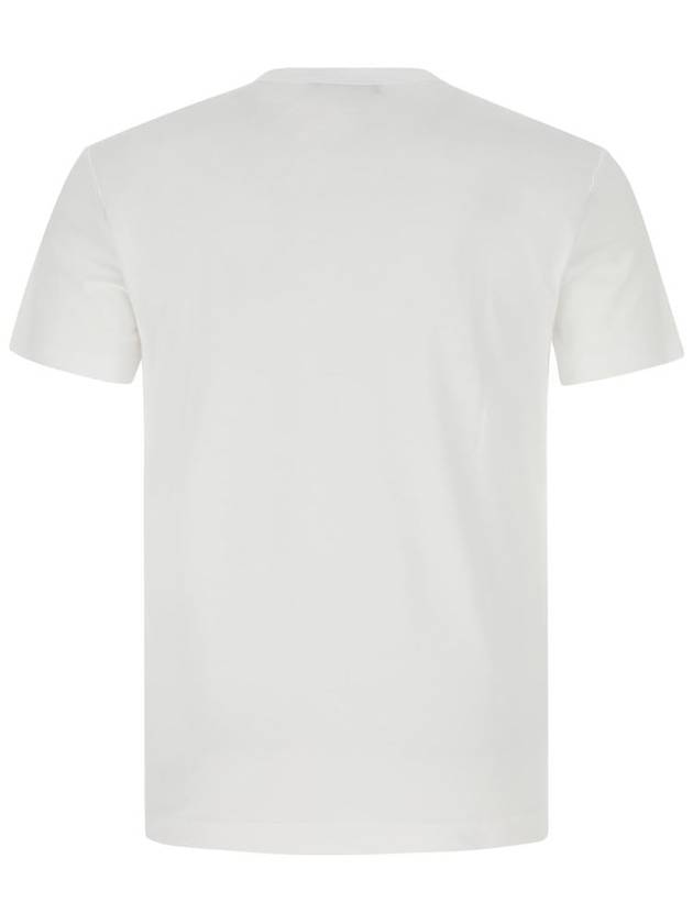 logo patch crew neck cotton short sleeve t-shirt white - DOLCE&GABBANA - BALAAN 3