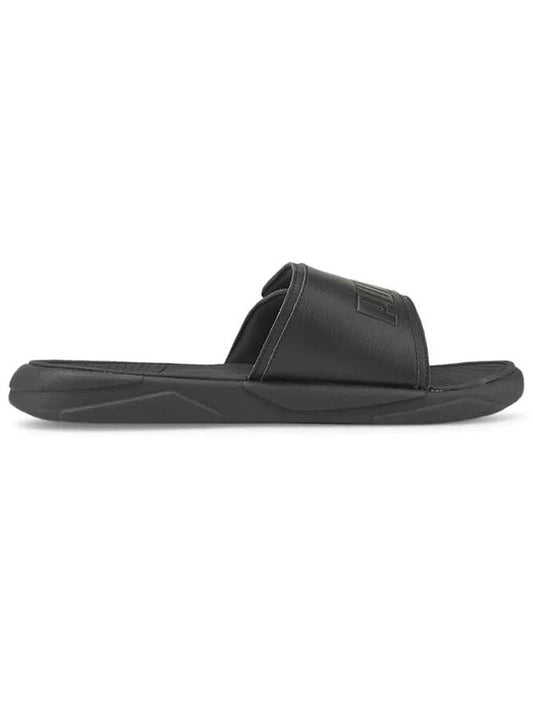 Royal Cat Comfort Velcro Slippers Black - PUMA - BALAAN 1