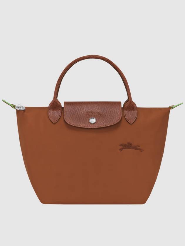 Le Pliage Green Small Tote Bag Handbag Cognac Brown - LONGCHAMP - BALAAN 5