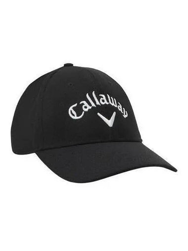 Callaway Side Golf Cap Hat Black White CGASA0Z1 - CALLAWAY GOLF - BALAAN 1