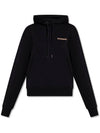 Women's Bag Deer Embroidered Hoodie Black - BURBERRY - BALAAN.