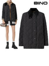 Diamond Quilted Thermoregulated Barn Jacket Black - BURBERRY - BALAAN 2