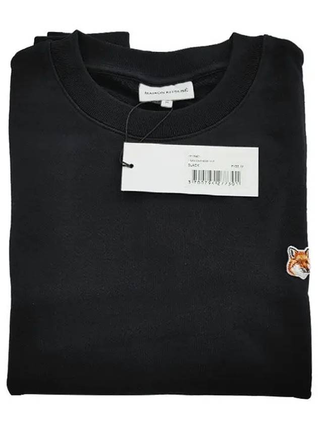 Fox Head Patch Regular Sweatshirt Black - MAISON KITSUNE - BALAAN 3