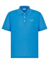 Couture Polo Shirt Blue - DIOR - BALAAN 2