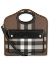 Mini Pocket Tote Bag Brown - BURBERRY - BALAAN 2