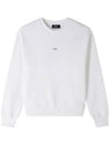 Boxy Micro Logo Sweatshirt White - A.P.C. - BALAAN 2