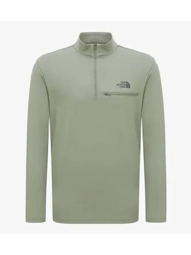 The North Face NT7LQ52C Men s Mountain Flex Zip Tee - THE NORTH FACE - BALAAN 1